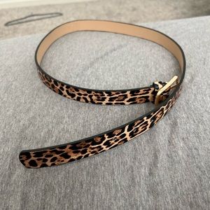 cheetah/leopard print belt
